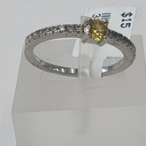 LADIES SILVER RING 1.8GMS Ring Size K / 6 US